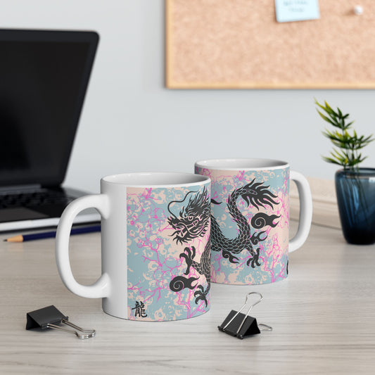 Ceramic Mug, (11oz, 15oz) - Dragon