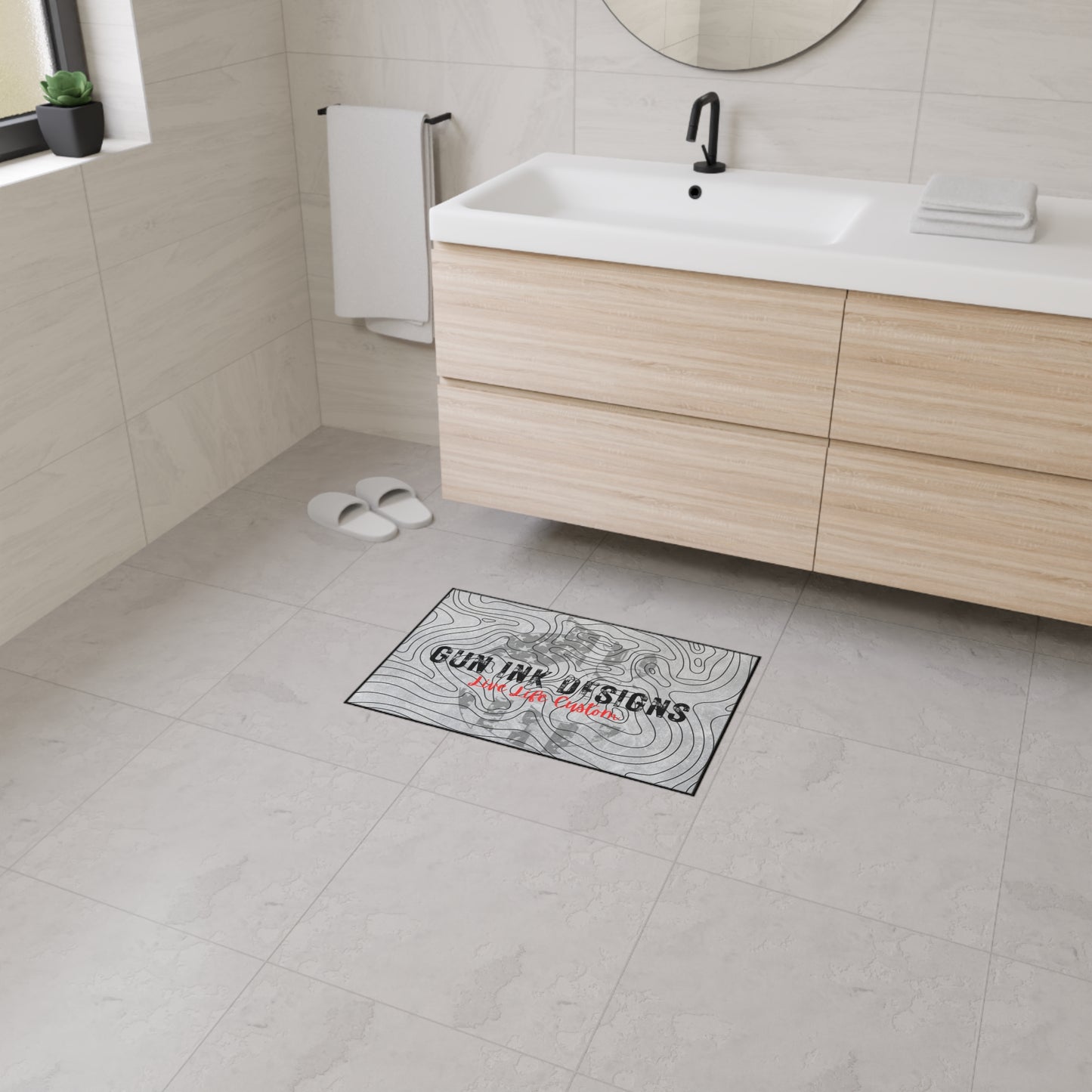 Heavy Duty Floor Mat - Topo Flag Logo