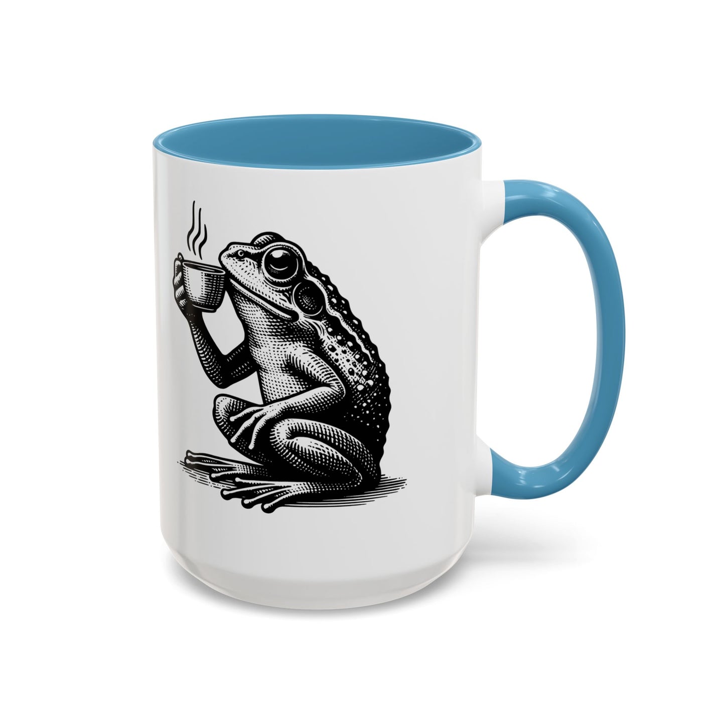 Accent Coffee Mug (11, 15oz) - Coffee Frogs