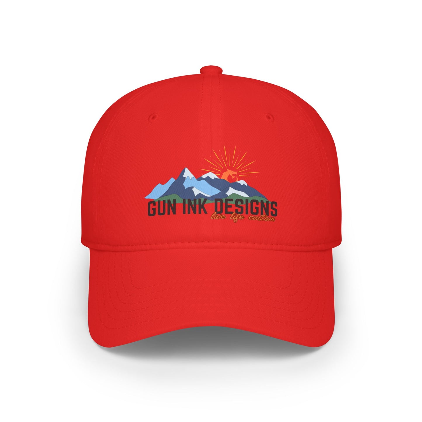 Low Profile Baseball Cap - Dragon sunrise