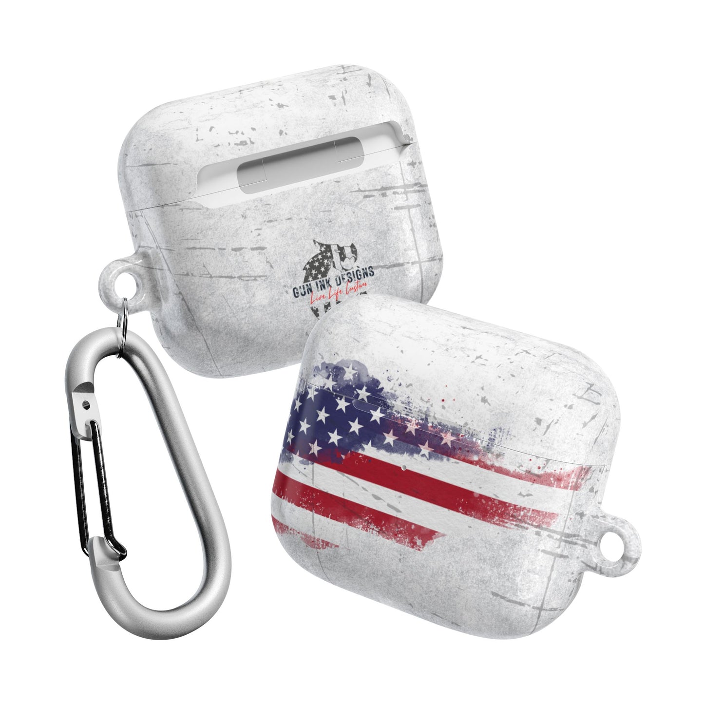 AirPod Cases - American Flag distressed