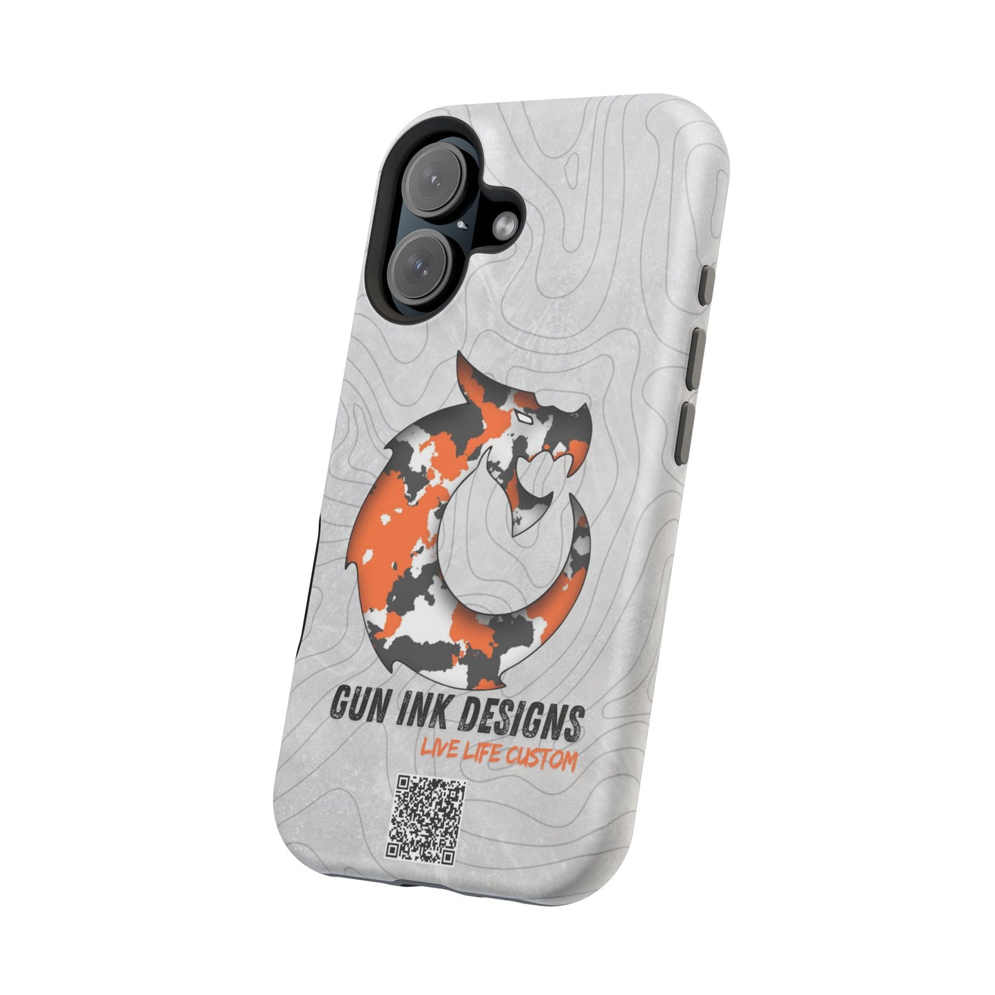 Magnetic Tough Cases - Topo QR code