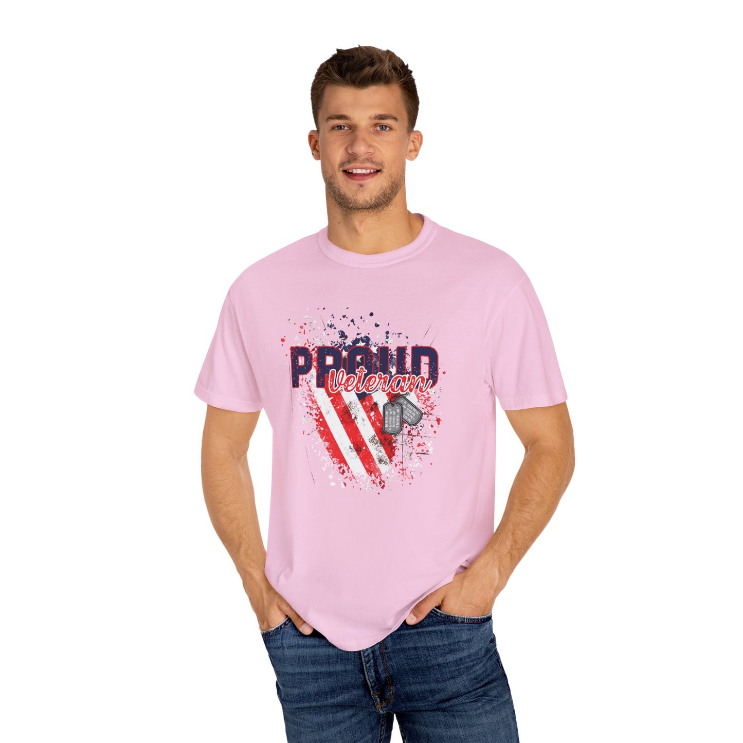 Garment-Dyed T-shirt - Proud Veteran