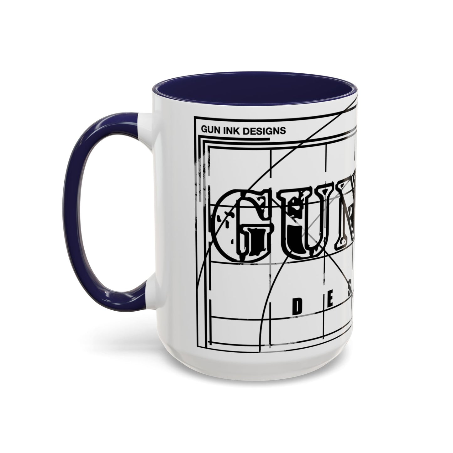 Accent Coffee Mug (11, 15oz) - GID Draft Graphic