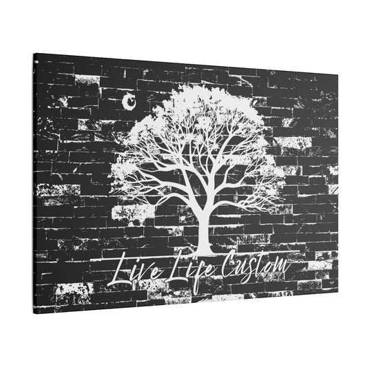 36X24 Matte Canvas, Stretched, 0.75" - White Tree