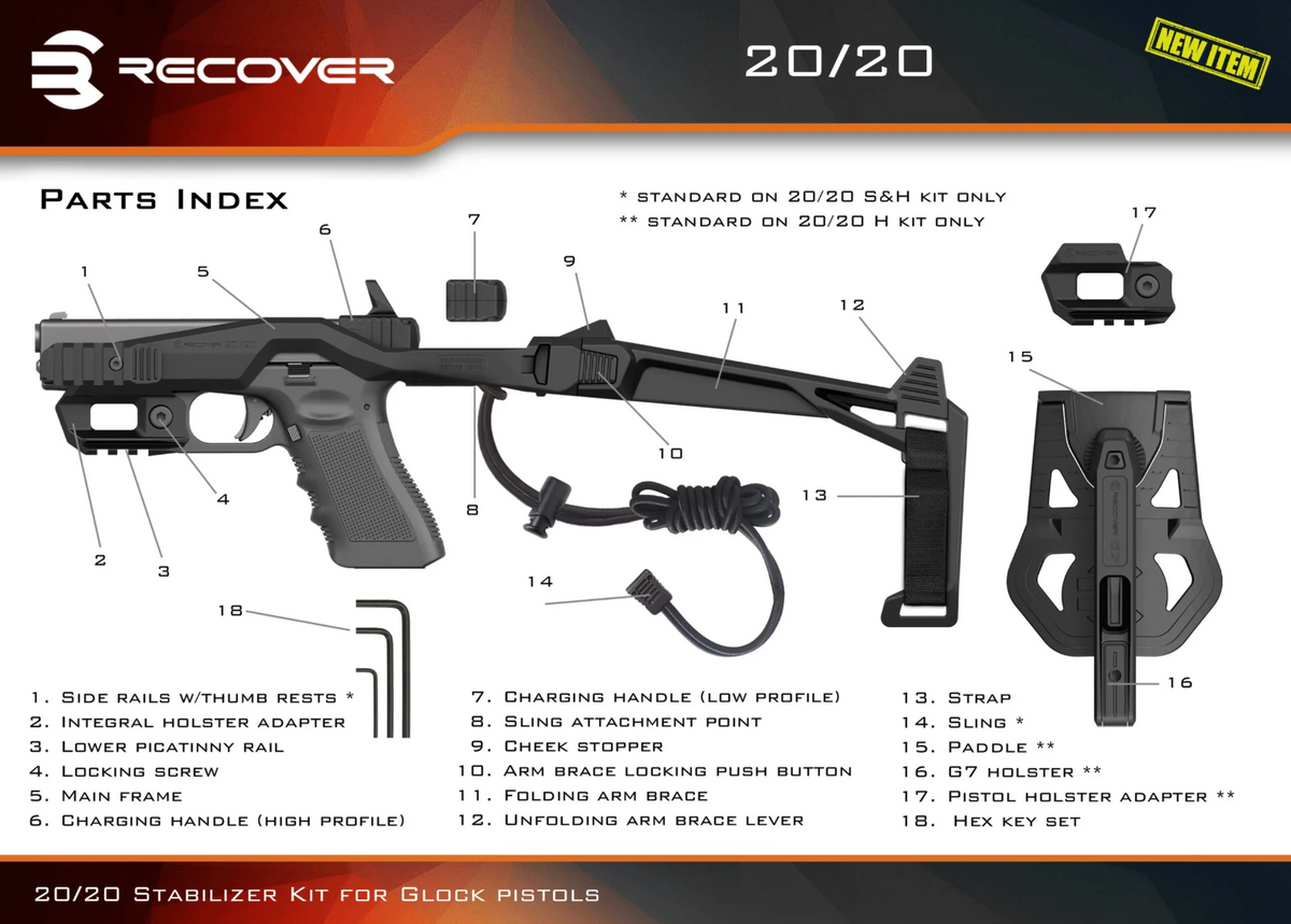 Recover Tactical 20/20 N FULL kit