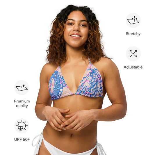 String bikini top - Dragon in a Cherry Tree