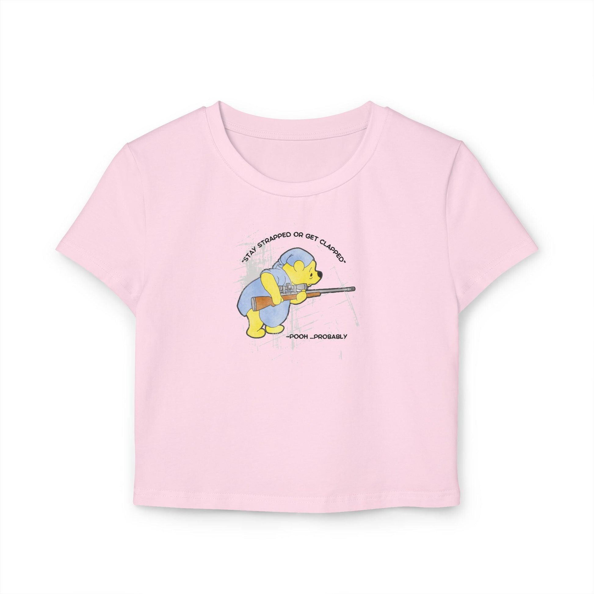 Women&#39;s Baby Tee - Stay Strapped