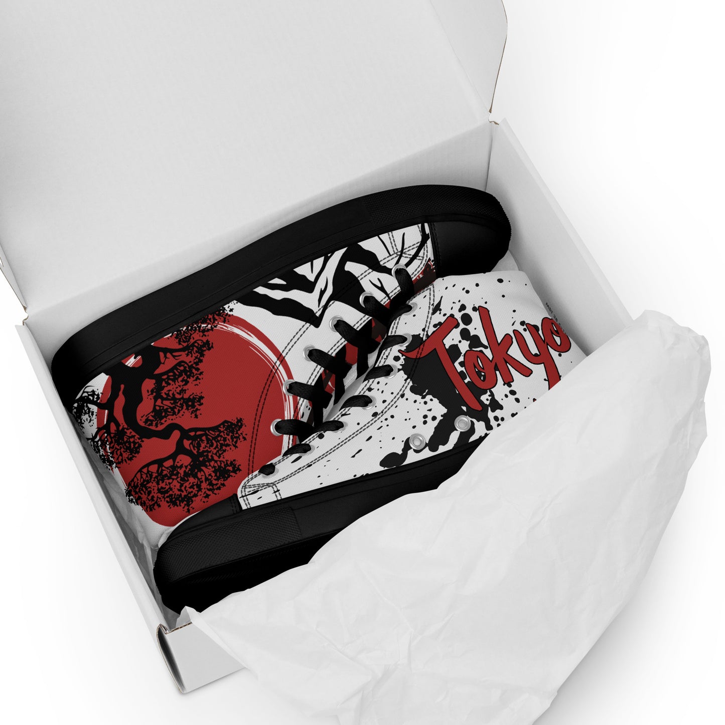 Women’s high top canvas shoes - A nod to Japan